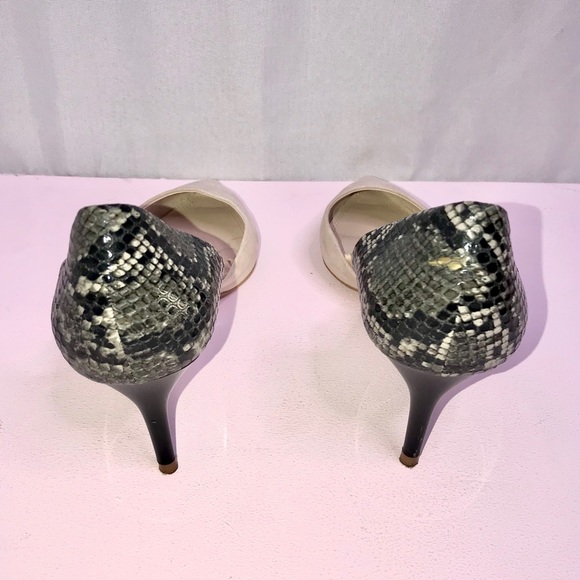 Zara Contrasting Kitten Heels - Picture 4 of 5